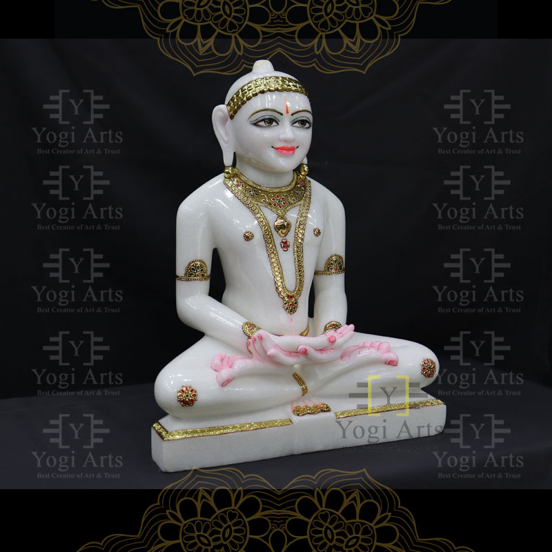 White Marble Jain Statue