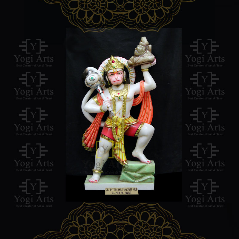 Hanuman statue Hold of Mountaine