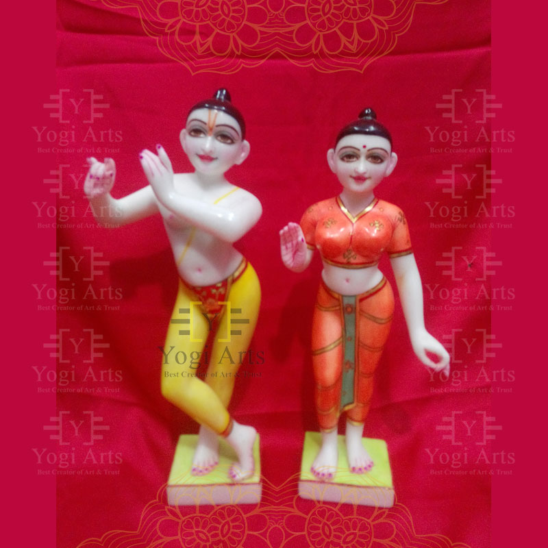 Decorated Radha Krishna Murti