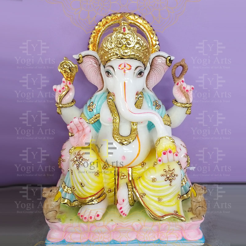 Colourful Ganpati  Statue