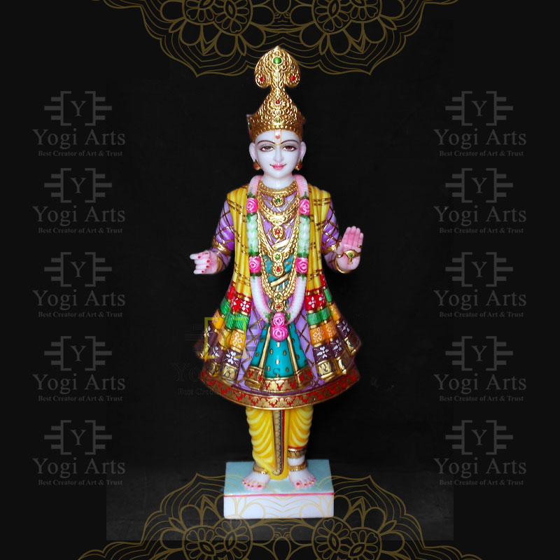 Marble Swaminarayan Statue