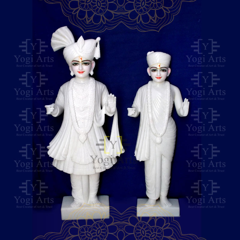 Marble Swaminarayan Statue